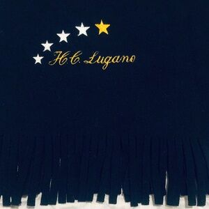 Swiss Hockey Club Lugano fleece scarf